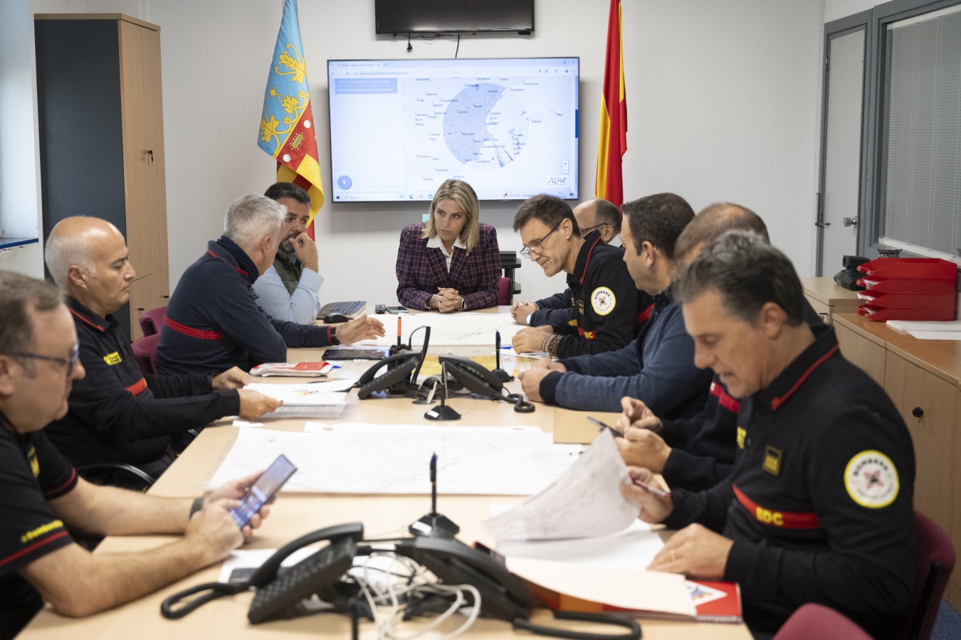 La Diputación de Castellón activa de forma preventiva el dispositivo de lluvias en toda la provincia