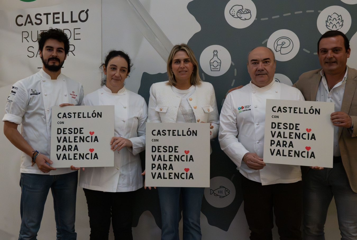 La Diputació recolza als xefs castellonencs units en la iniciativa De València per a València